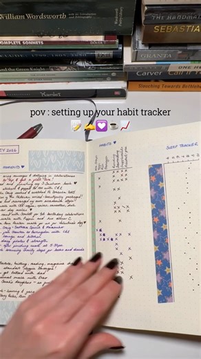 How I set up my habit tracker #habittracking #journaling