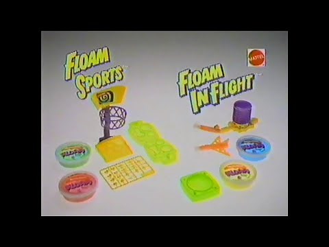 1995 Nickelodeon Floam Sports Toy Commercial