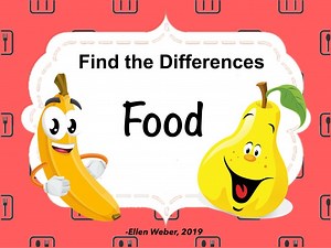 Find The Differences - Food