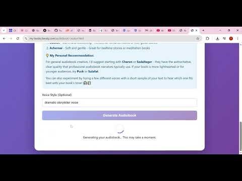 I Turned My Novel/Book Into an Audiobook in 60 Seconds (100% FREE Tool!) no free trial