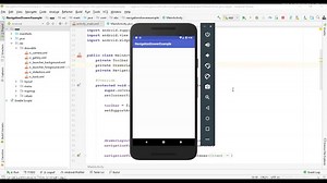 Android tutorial (2018) - 57- Add the Navigation Drawer button to the app bar