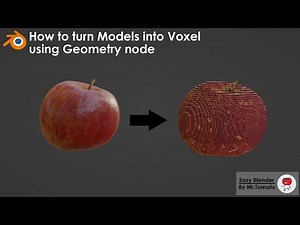 How to turn Models into Voxel using Geometry Nodes
