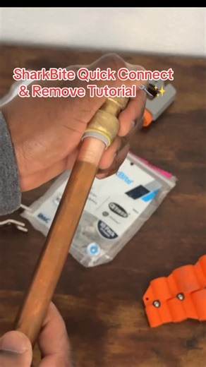 Simple Steps DIY on Instagram: "Quick plumbing tip! 🔧 Here’s how to connect a SharkBite fitting and remove it using the proper tool. Perfect for beginners learning simple home repairs. Follow @SimpleStepsDIY for more easy DIY fixes! #SimpleStepsDIY #DIYProjects #SharkBite #PlumbingHack #HomeRepairTips #BeginnerDIY #ToolTips #DIYHomeImprovement #FixItYourself"