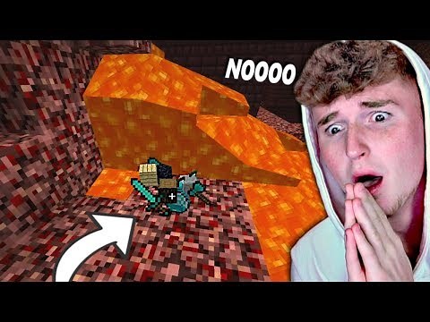 Infinite Lists Goes To The NETHER In Minecraft.. (Part 8)