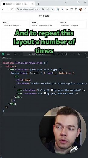 Super Simple Loading Skeleton in Tailwind CSS #tailwindcss #tailwind #reactjs #reactdevelopment
