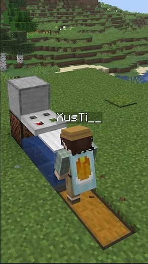 🐠This Minecraft auto-fishing catches loot while you're AFK 😳 #minecraft #minecraft #farm #guide #...