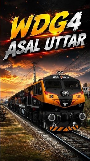 WDG4 ASAL UTTAR 🚂 | Powerful Freight Train Journey | Microsoft Train Simulator | Dehradun Sim World