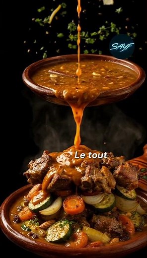 Tajine d’Agneau Marocain 🌿 Épices, Fruits Secs & Légumes Fondants | #Recette #Maroc #tajine