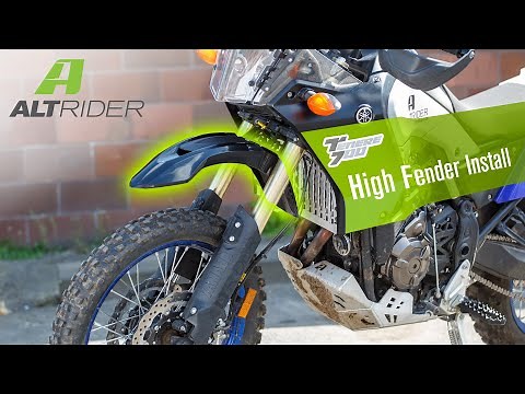 High Fender Kit Install for the Yamaha Tenere 700 by AltRider