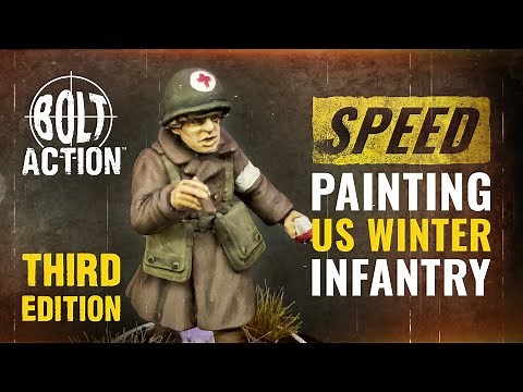 How To Paint WW2 US Winter Infantry For Bolt Action 3rd Edition