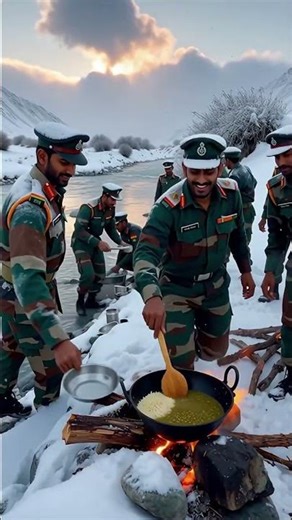 Indian Army Hard Work in Snow | Viral Army Cooking Video