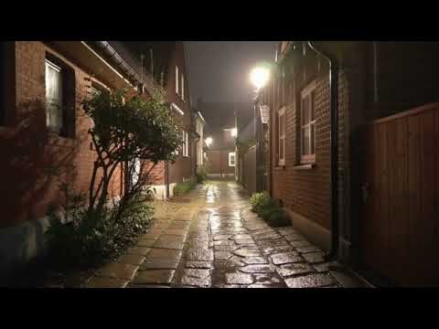 Rainy Night Alley ASMR Loop Soft Rain • Quiet Street • No Talking