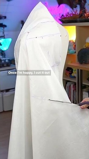 How to draft your own sewing patterns! #shorts #genshinimpact