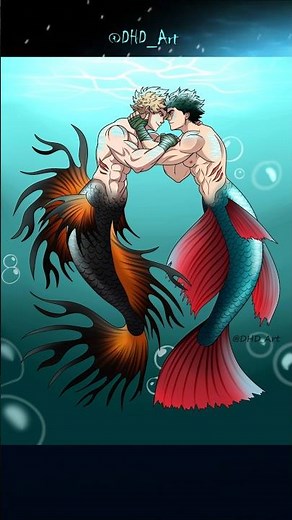 BakuDeku Art | Mermay [51/59] #bkdkmermay #bkdkfantasy #bakudekufanart