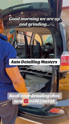 New week. Fresh mindset. Clean car. 🚗✨ Start the week right—because how you move matters. 📞 Book your detailing or wash today with Auto Detailing Masters 💬 Call or WhatsApp us now ☎️ 0206594939 Locate us at Haatso Papao behind the Kabfam showroom or auto detailing masters on google map #NewWeekFreshStart #CleanCarVibes #AutoDetailingMasters #ADMGhana #CarCareGhana