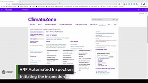 VRF Inspection - 01 Initiating the inspection