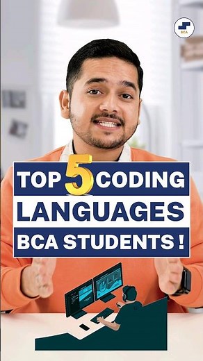 💥Top 5 Coding Languages BCA Course 🤩 High Paying Coding Jobs After BCA💥 #shorts #coding #bca #viral