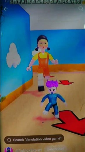 Thanos vs Squid Game - Escape Challenge!#roblox#shorts