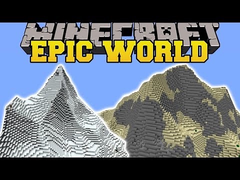 Minecraft: EPIC WORLD MOD (MAKE YOUR WORLD LOOK AWESOME!) Mod Showcase