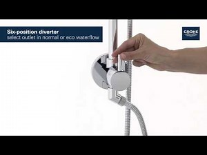 GROHE | Retro-fit Shower System | Standard Shower Arm, 25" Rail | Product Video