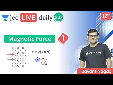 JEE: Magnetic Force L1 | Unacademy JEE | IIT JEE Physics | Jayant Nagda