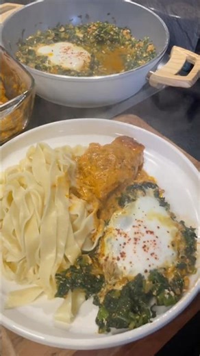 Lachs-Sahne-Gratin😍(Beilage :Spinat mit Ei)