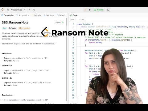 Ransom Note LeetCode - Java