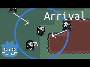 Steering Behaviors in Godot - Arrival