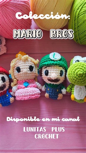 👉 Tutorial Mario Bros en crochet 🧶✨ (Yoshi, Peach y más) #tutorialamigurumicompleto