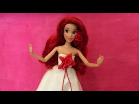 The Little Mermaid Wedding Scene - Ariel - Disney Princess Doll Wedding Dress, Song and Dance!