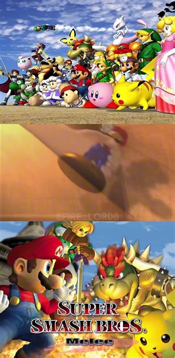 Super Smash Bros. Melee intro (2001) || This was the first smash bros game I ever owned lots of memories playing this game with my siblings and loved this games adventure mode and classic mode something about melee gave a different vibe between the later titles, like we were playing all the characters at their peak era at the time which was really cool and learning about giga bowser when you run into him for the first time was peak gaming🔥Thank you Sakurai!🙌 || #supersmashbros #nintendo #nosta