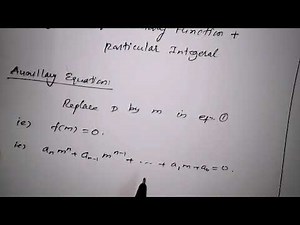 How to find Auxiliary Equation of an ODE