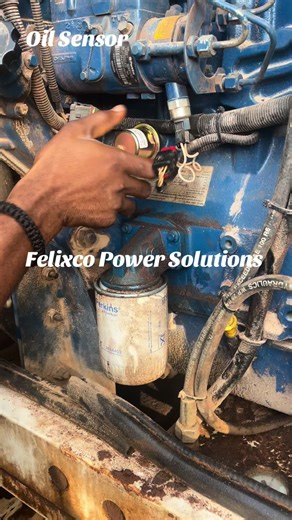 Fixing Oil Sensor Switch on Perkins Generator