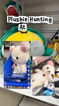 Rilakkuma and korilakkuma plushie hunting at Ross!