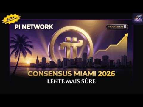 🌴🚀 Pi Network at Consensus Miami 2026: Slow but steady progress 📈🌍