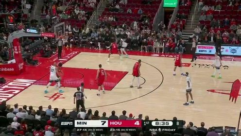 《休斯敦火箭》开场火力就不俗 兰德尔高难三分 反击炸扣连环诛心