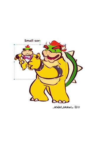Bowser Jr. in a Charming Small World Animation