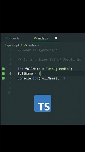 What is Typescript in Malayalam | Web Development | Debug Media #shorts