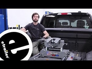 Installing the B&W Patriot 5th Wheel Trailer Hitch with Slider in a 2022 Ford F-250 Super Duty