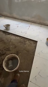 How to Do Basic Floor Tile Laying Works - Basic Home Masonry Part 13 | Lyka Hanna
