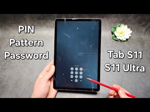 How to SETUP LockScreen PIN , Pattern , Password on Samsung Galaxy Tab S11 / S11 Ultra