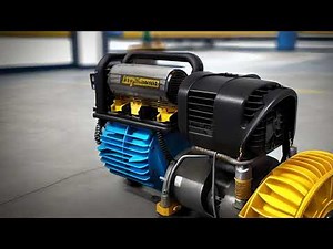 Pneumatic Resonance: Compressor Air Through Pipe Sound Effect | No Copyright | Edit-Friendly