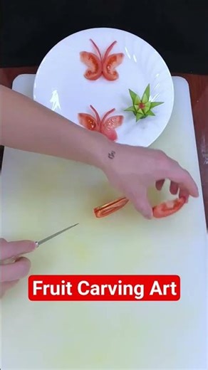 how to make butterfly drawings#Vegetable Carving Cutting design Skills#Knife Skills#