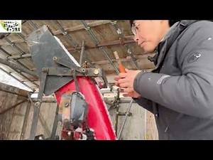 除雪機のシューター部分を修理しました