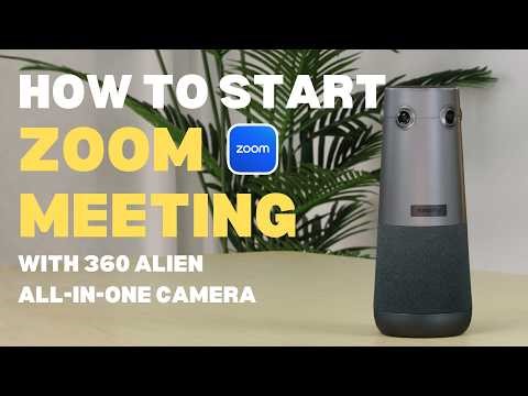 How to Start a Zoom meeting with Nearity 360 Alien | Quick Setup Guide