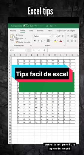 Aprende a usar este simple tips de excel 📉 #Excel #tips #exceltips #exceltips #Excel #tips #exceltips #tip