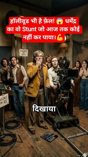 हॉलीवूड भी है फ़ेल! 😱 धर्मेंद्र का वो Stunt जो आज तक कोई नहीं कर पाया।💪 #shorts #dharmendra