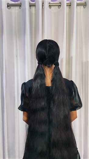 2 Pony Cute Hairstyle Tutorial 💁‍♀️#hairstyle #hairtutorial #hairstyles #hair #diyhairstyle #shorts