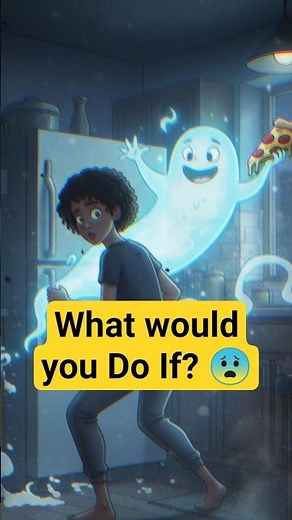 Haunted Fridge! What Would You Do If Your Fridge Talked Back?😨👻 #shorts