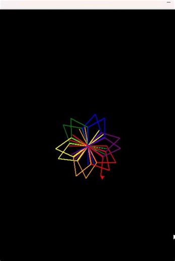 Spiral Design in Python Turtle #pythonanddjangofullstackwebdeveloper #coding #programming #ai #html